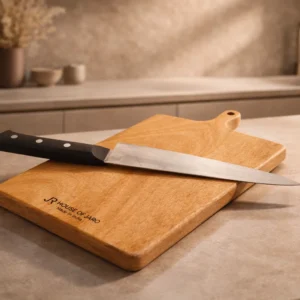 premium jackfruit solid wood chopping board i house of jaro i 12 inch rectangle chopping and charcuterie board for kitchen, parties, decor, countertop i made in india